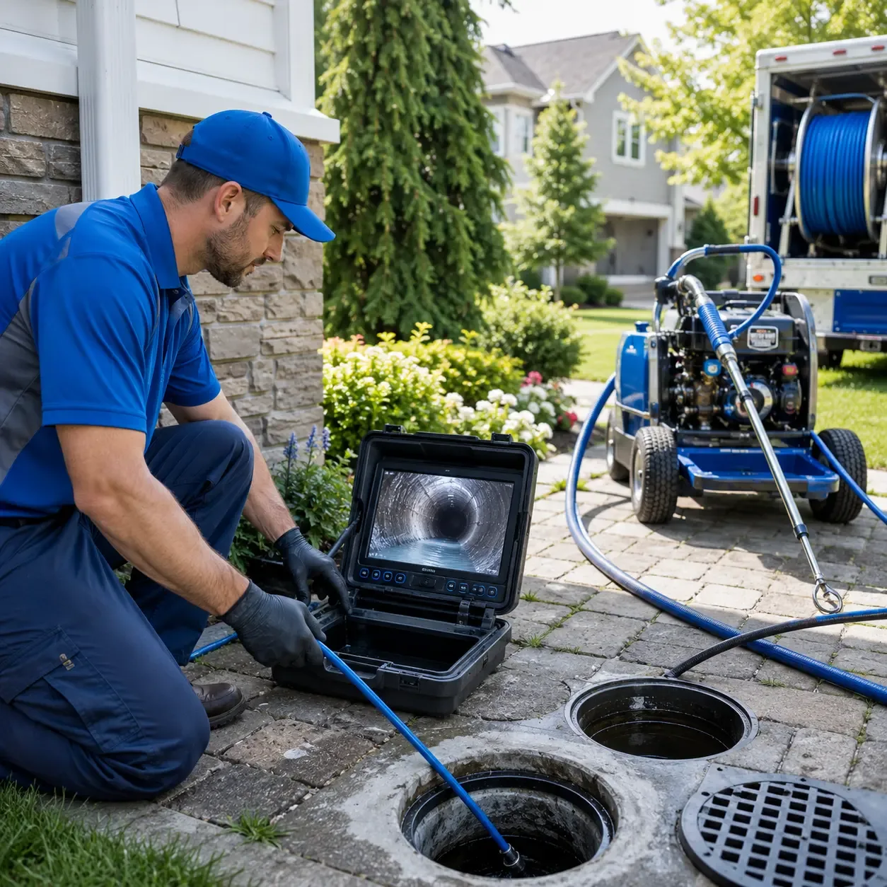 Outdoor drain cleaning professionals serving Adair, IL